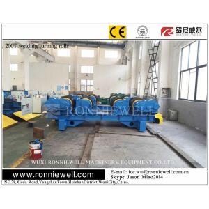 200T Heavy Duty Welding Rollers / Welding Turning Rolls bolt adjustable