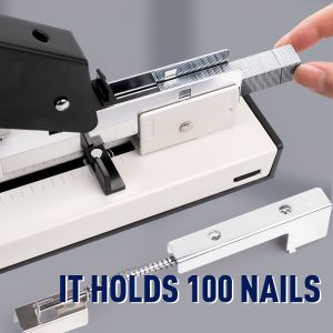 Paper Book Desktop Heavy-Duty Stapler Metal 24/6 Long Arm For Office Efficiency