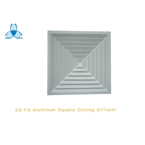 Lattice Ventilation Square Commercial Air Diffusers , Air Diffusers For Drop