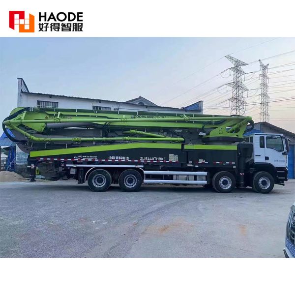 2021 Used Perfect Condition Mercedes Benz Chassis Truck 63m Boom Zoomlion 63X-7rz Concrete Pump Trucks for Sale