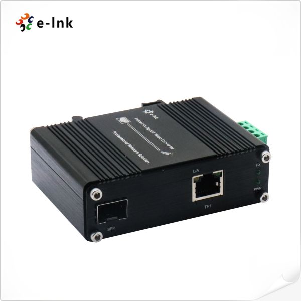 Quality Mini Industrial 10/100/1000Base-T to 100/1000Base-X SFP Ethernet Media Converter with IEEE 802.3az Energy Efficient Ethernet (EEE) compliant wholesale