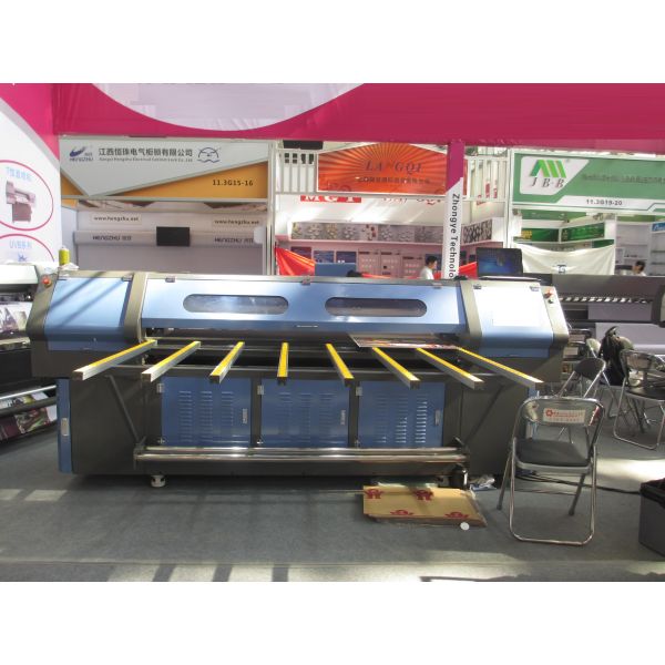 2.5 Meter Roll to Roll UV Printer for Metal Board , Faltbed Wide Format Photo
