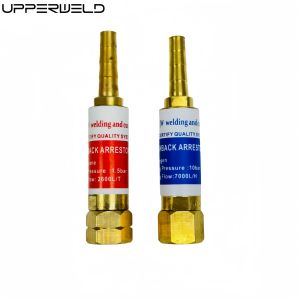 2600L/T 7000L/H Brass Copper Upper Welding Flashback Arrestor for Oxygen and
