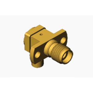 K2.92 Right Angle Brass Female 2-hole Flange RF Connector For CXN3506/MF108A Cable