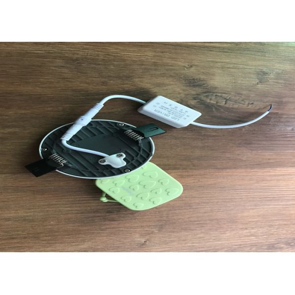 LED Slim Panel Light 6w 90mm Recessed Mounted Warm White IP20 PMMA LGP