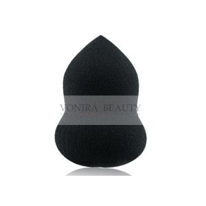 China Gourd Shape Collagen Infused Makeup Puff Sponge Premium Studio Black on sale