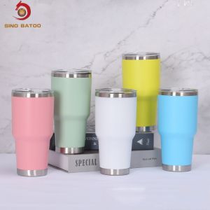 Insulated 30oz Custom Stainless Steel Coffee Travel Mugs