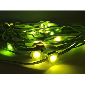 25mm Diameter LED Eave Lights for Christmas Decorations , IP67 RGB Point Light