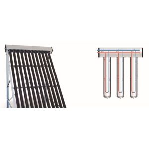 High Efficiency U Pipe Solar Collector No Noise 45 Degree Angle Frame For