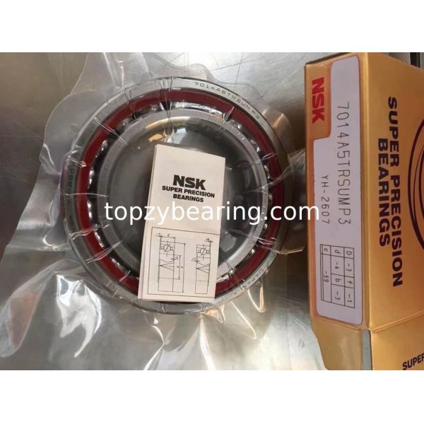 7014A5TRSUMP3 NSK Brand High Precision Bearing 70x110x20 mm Angular Contact Ball