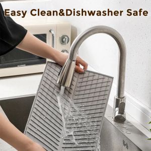 Silicone Drain Pad Multi-Functional Kitchen Silicone Drain Pad