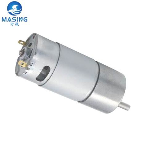 Quality CW&CCW 12Volt High Torque Low Speed Rpm 37mm Dc Geared Motor 555 For Robot And Electric Curtain wholesale