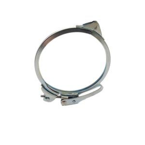 Slim 80mm Quick Connect Clamp Galvanised Clip Duct Fittings For Particle