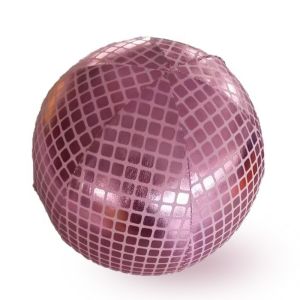 2-4 Years Age Range Colorful Inflatable Disco Ball with Hang Loop
