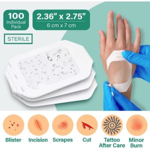 Transparent Film Dressing, Large Waterproof Adhesive Patch | Window Frame Wound