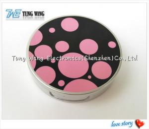 Cheap Promotional Pocket Makeup Mirror Cosmetic Compact Mirror With Music for sale