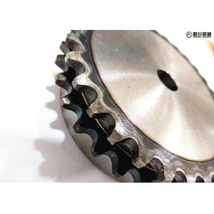 45C Material Double Chain Sprocket With Surface Heat Treatment ISO9001:2008