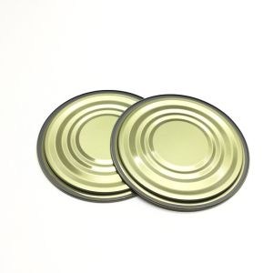 China 209(62mm)# Customized thickness and coating Can Bottom, Silver color with pattern, for canned food packing on sale