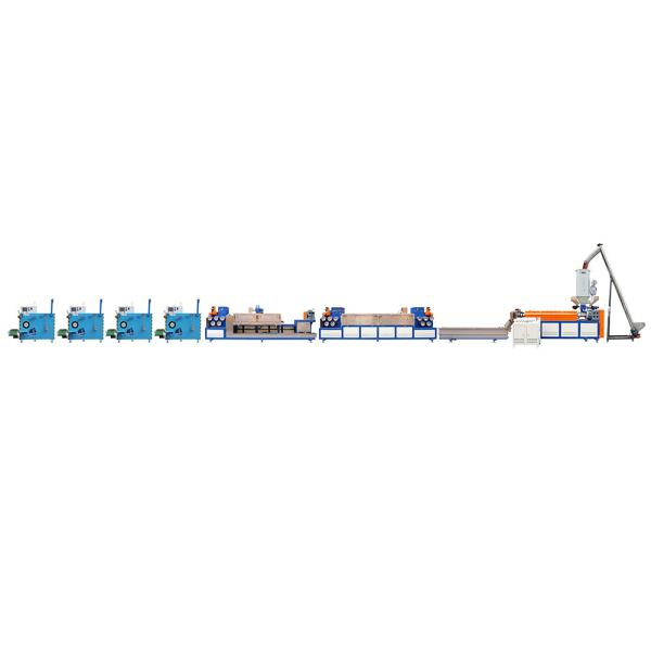 Double Screw Automatic PP Strap Making Machine Plastic Making Machine with 2