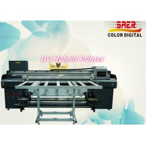 China Multifunctional Large Format Automatic Digital Hybrid Inkjet UV Flatbed and Roll to Roll Printer on sale