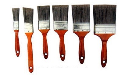 Quality Black Polyester Flagged Bristle Paint Brush Chip Brush Set wholesale