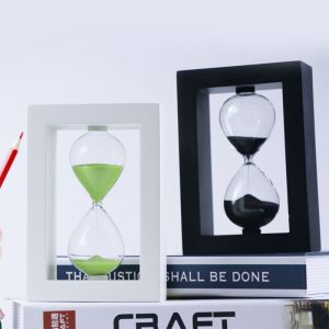 30 Second Sand Timer Hourglass Stool Wood Custom for Business Gifts