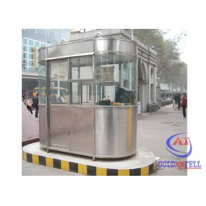 Cheap Flexible Layout Steel 40Ft Prefab Security Kiosk House for sale