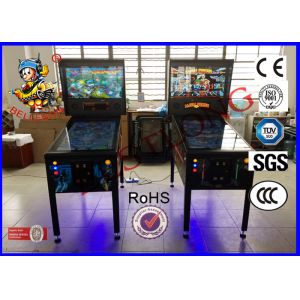 Folding Arcade Pinball Machine Tempering Glass Screen TRON Pinball System