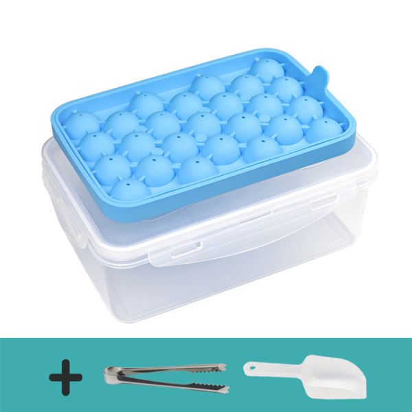Ice Cube Tray Easy-Release Ice Cube Trays For Freezer, Diy Homemade Round Ice