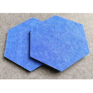4x8 Sustainable 3d Felt Acoustic Wall Panels Hexagon shaped