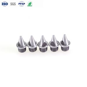 TUV CNC Aluminum Parts Customizes Color CNC Manchining Processing Shoe Stud Head