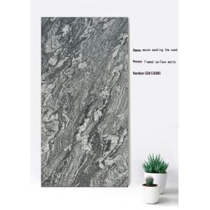 600x1200mm Flamed Matte Gray Clay Curtain Wall Tile