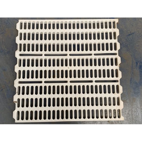 High Strength Goat Plastic Flooring , White Plastic Slatted Flooring For Sheep