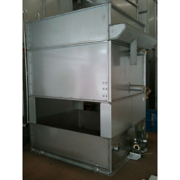 Hot Dip Galvanized Plate Ammonia Evaporative Condenser 380v 3P 50HZ ISO9001
