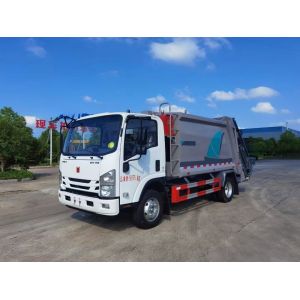 Compressed Garbage Collection 5-10Ton Capacity Garbage Compactor Truck