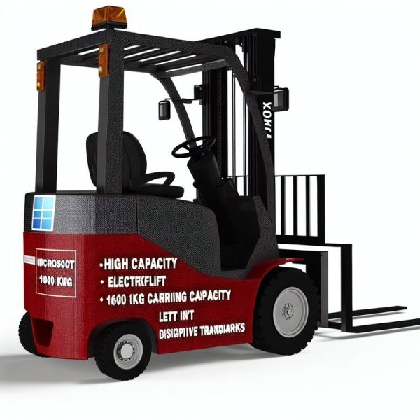 Quality 1600 Kg Capacity Electric Forklift 3m-6m Lifting Height for Enhanced Efficiency and Productivity wholesale