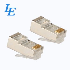 Male Network Modular Plug Rated Current 16A Polycarbonate Housing CE Approved