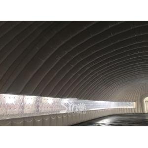 Blow Up Airtight White Weding Inflatable Igloo Dome Tent With Transparent