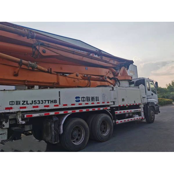 Quality Used 50 Tons Concrete Boom Pump Truck PLC Control System wholesale
