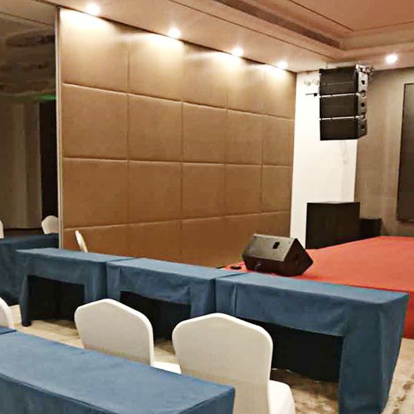 Manual Rotating Sliding Noise Barrier Movable Partition Walls For School Fire