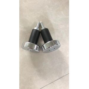 The motorcyclist put a solid iron plug, and modified the faucet to block the