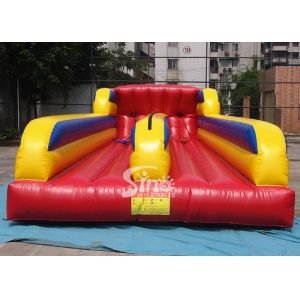 10m Long Double Lane Kids N Adults Inflatable Bungee Run For Interactive