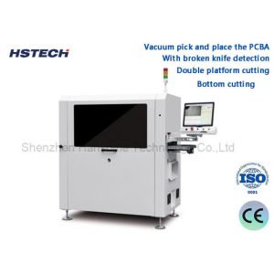 Cheap High-Speed Cutting Function with Double Platform Inline PCBA Router Machine for PCBs for sale
