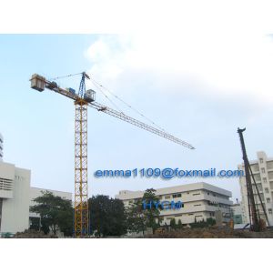 QTZ80-5015 China Tower Crane 440V/60Hz Mechanisms Power With Electric Box