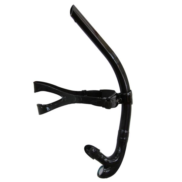 Black Diving Snorkel 427 Mm Length One Way Valve , Energy Saving Design