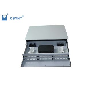 Rack mounted fiber optic terminal box ODF 48FO 19inch for loading in cabinet