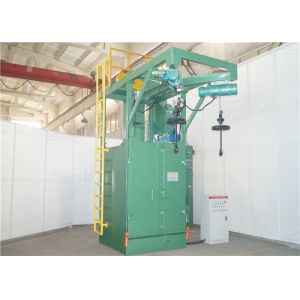 Double Spinner Hanger Shot Blasting Machine Aluminimum Casting High Efficiency