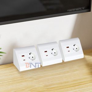 Cheap Portable Tabletop EU Socket for Office &amp; Home IP44 with USB A+C Output Ports for Multiple Devices for sale