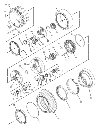 1912683 191-2683 Sun Gear Excavator Final Drive For 320C 320C FM 320D 320D FM 320D FM RR