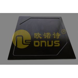 Glare Surfaces Black Epoxy Corner Countertops With Molded Marine Edge For Lab